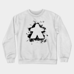 Meeple Splash - Black Crewneck Sweatshirt